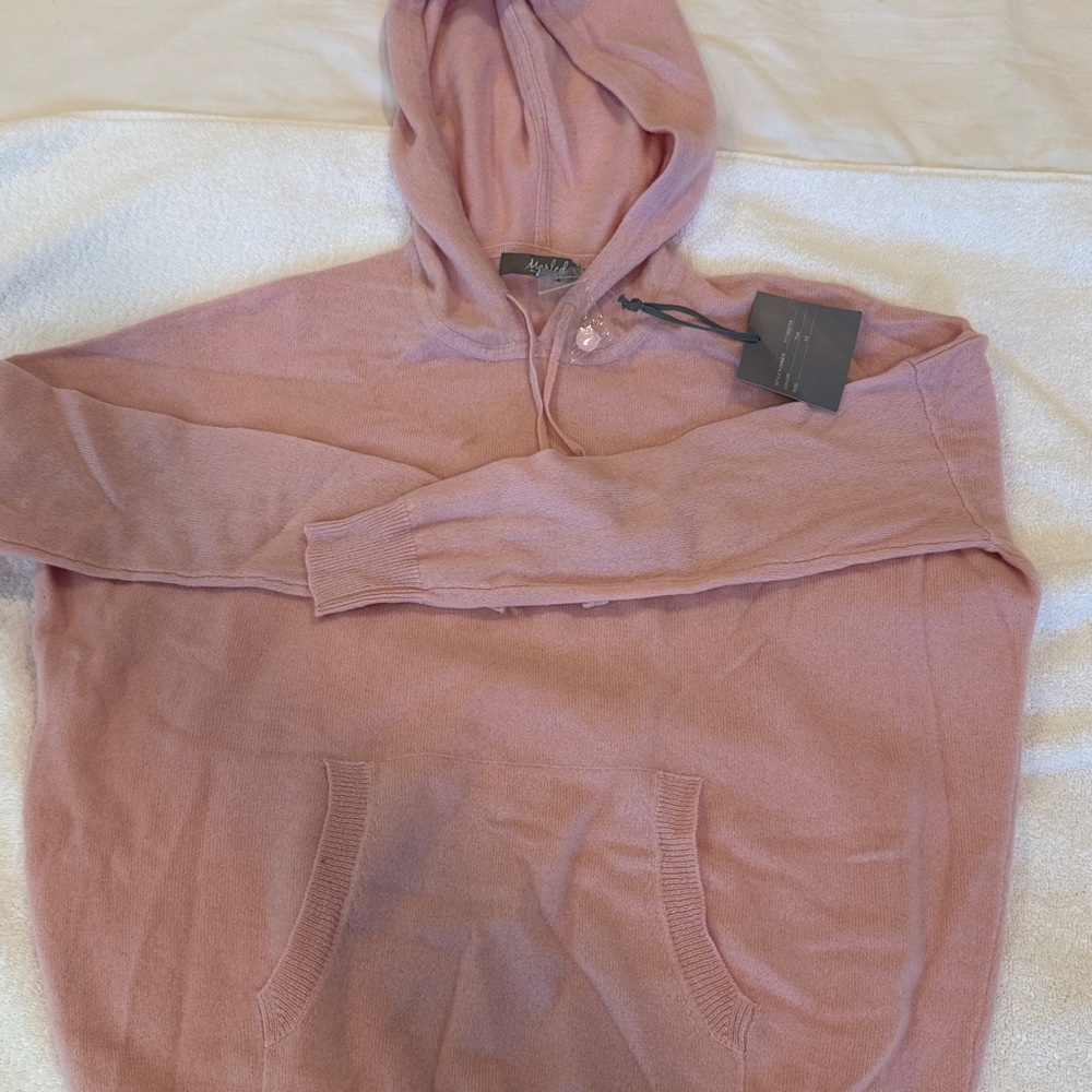 Pink Hoodie with Front Pockets